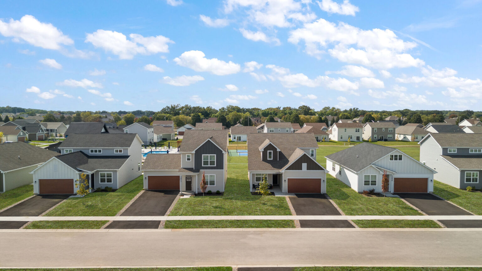 streetscape view of homes