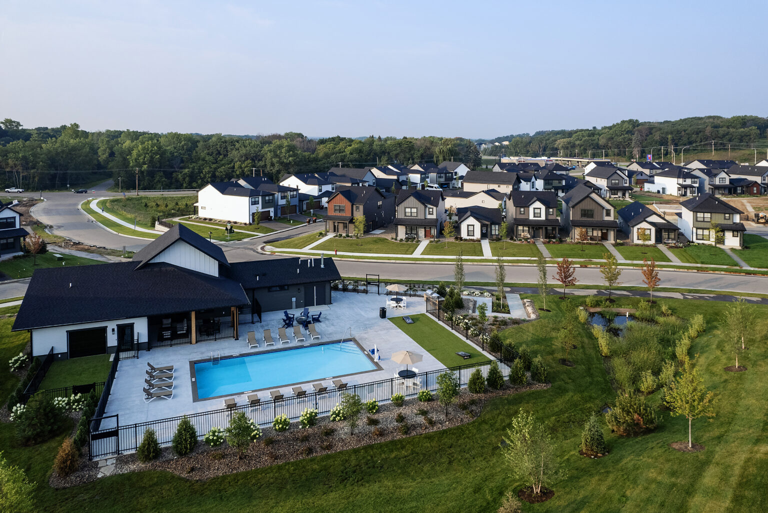 aerial view of canvas at inver grove heights